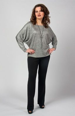 4733/1 Великолепная блуза свободного покроя из мягкого трикотажного полотна - Ckc collections фото 2