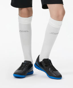 Бутсы многошиповые JOGEL Evofly TF Talant Black/blue  фото 9