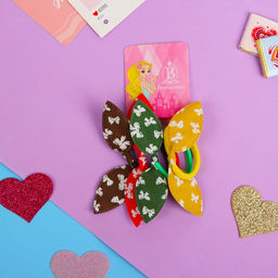 Цена за 5 шт. Резинки для волос «Веселые ушки», набор 4 шт., бантик, МИКС