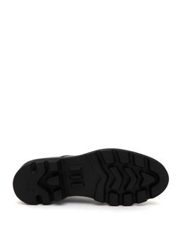 Темно -синие ботинки