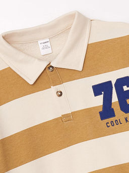 Polo Yaka Uzun Kollu Erkek Bebek Sweatshirt - Waikiki фото 2