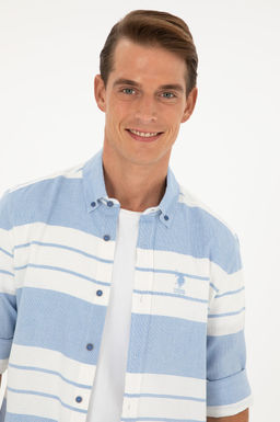 U. S. Polo Assn / Мужская рубашка Saks с длинным рукавом - U.s. polo assn фото 9