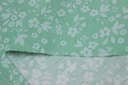 Сатин Фотини цв.мятно-зеленая дымка, ш.1.60м, хлопок-100%, 110гр/м.кв - Купава фото 3