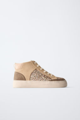 BOTIN DEPORTIVO BRILLOS / Marr?n
