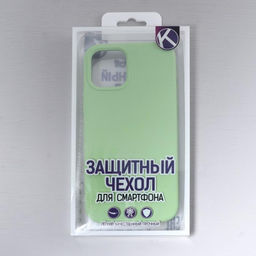 Чехол Krutoff для iPhone 12/12 Pro, матовый, мятный