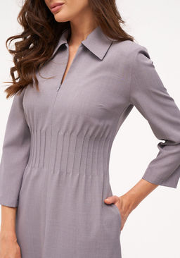 Платье KaVari 1089 серый  фото 8