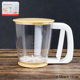 Сито кружка 500 мл пластик / YT-587 /уп 45/