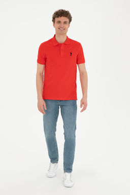 Мужская красная базовая футболка Неожиданная скидка в корзине - U.s. polo assn фото 11