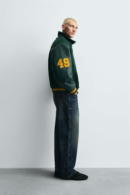 CONTRAST BOMBER JACKET - Zara фото 4
