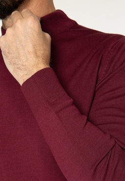 Джемпер мужской CASINO c122-RR23 бордовый фото 6