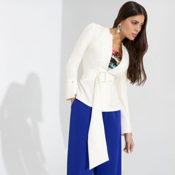 Жакет С высоты подиума (нью, с поясом) - Charutti фото 2