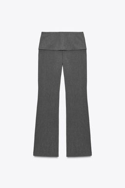 OVERLAY WAIST TROUSERS - Zara фото 7
