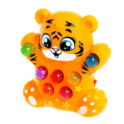 Игрушка музыкальная Тигрёнок, звук, работает от батареек, в пакете - Zabiaka фото 2
