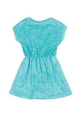 K_z _ocuk Mint Havlu Kuma_ _rme Elbise Sepette S_rpriz _ndirim - U.s. polo assn фото 4