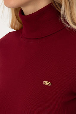 Kad_n Bordo Sweatshirt Sepette S_rpriz _ndirim