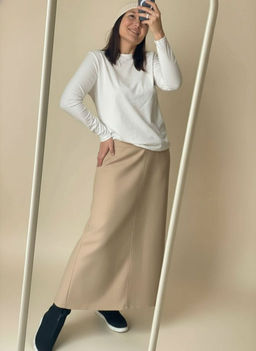 Очень теплая юбка (интерсофт или начес) - Knitka wear фото 28