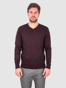 Джемпер мужской GREG G124-DA49 бордо/черный  фото 7