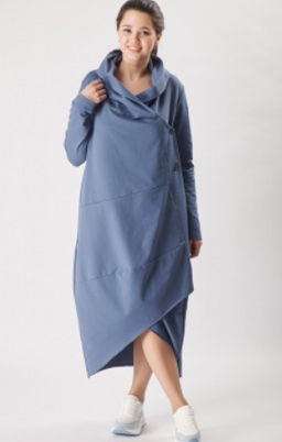 Платье свободного силуэта Футер 2-х ниточный