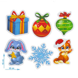 Макси-пазлы Украшаем ёлочку, 6 пазлов - Puzzle time фото 2