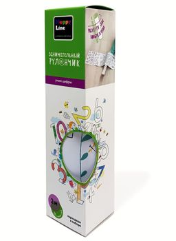 Плакат-раскраска "Занимательный рулончик. Учим цифры" (83285) карандаши в комплекте ("Десятое королевство")