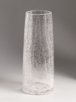 Ваза стекло настольная "Паутинка" классик, 25х10 см, прозрачный