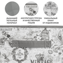 VAL VG-BOX-KSK Короба стеллажные, без крышки, 31*31*31 см, набор 3 шт., VINTAGE GREY, шт - Valiant фото 9