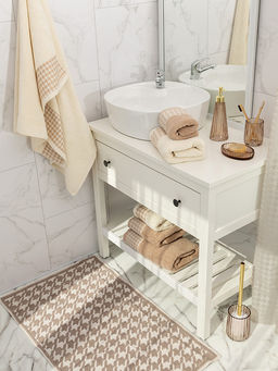 Полотенце для тела 70x130 молочный махровая ткань