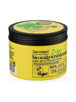 Natura Siberica / Hair Evolution / Скраб-маска для кожи головы перед мытьем головы D-TOX.Super дето