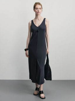 Сарафан с V-образным вырезом из модала / Zarina