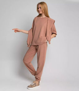 Костюм #ОБШ1544-1, бежевый