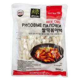 Тток - рисовый полуфабрикат для Токпоки (толстые брусочки), 500 г Акция