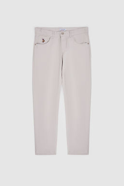 Erkek Slim Fit A__k Gri Kanvas Pantolon - U.s. polo assn фото 6