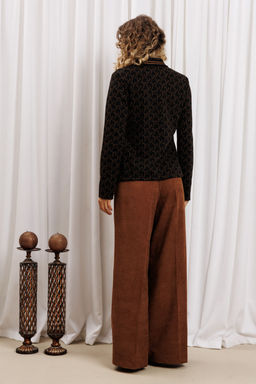 Костюм Gizart 5436 черный-медь, коричневый