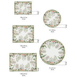 Скатерть Этель Лесная сказка, 148х183 +/-2 см с ГМВО, саржа, хлопок, 190г/м2  фото 15