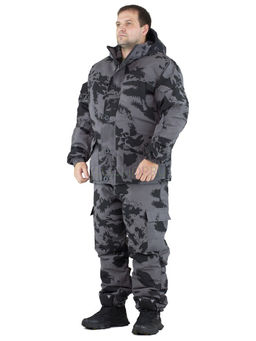 Зимний костюм Forest trail Grey для активного отдыха (на флисе)