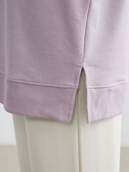 ?i?ekli Oversize Kad?n Sweatshirt Tunik