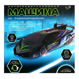 Антигравитационная машинка RACER, работает от аккумулятора, ездит по стенам, цвет чёрный