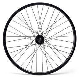 Колесо велосипедное 26" переднее, алюминий, диск 6-болт, с гайками
