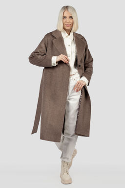 Пальто женское демисезонное (пояс) - El podio фото 4