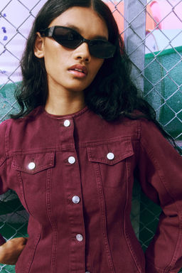 Camisa entallada de sarga - H&m фото 5