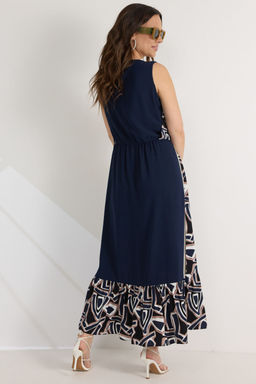 Платье Magia mody 2561 т/синий мультиколор