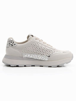 03-A1017-2A LT. BEIGE Кроссовки женские (натуральная кожа)