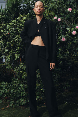 ZW COLLECTION HIGH-WAIST WIDE-LEG TROUSERS - Zara фото 17