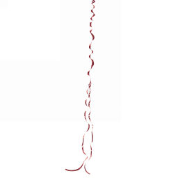 Подвесное украшение "Счастливый день" d-13 см, h - 80см Глянец, красный