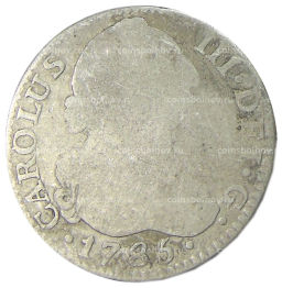 2 реала 1785 года Испания