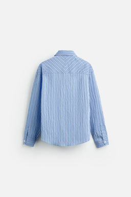 CONTRAST STRIPED SHIRT - Zara фото 9