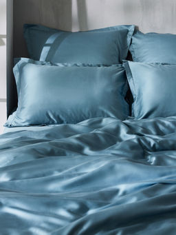 Пододеяльник 2-спальный SL Home, 200220 см, серо-голубой, тенсель - Sima-land home фото 4