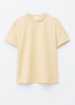 Camiseta de algod?n con cuello redondo