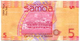 Банкнота 5 тала 2017 года Самоа
