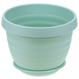Горшок для цветов пластмассовый "Толедо" 3л, д20см, мятный (Россия)